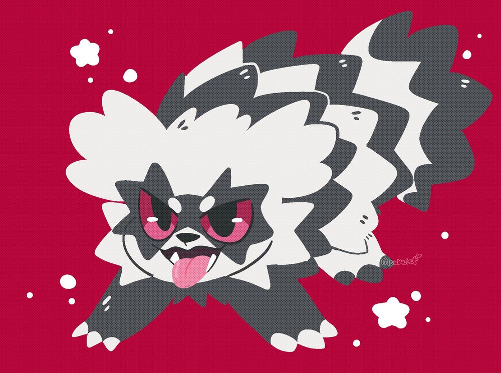 an image of a galarian zigzagoon