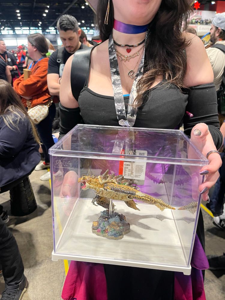 Amazing dragonturtle mini by Art.for_Arts.sake on Instagram! It was used on an episode of CriticalRole