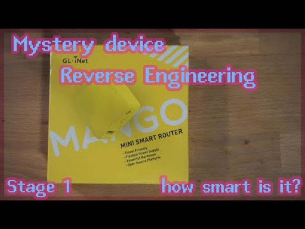 Mystery Device Reverse Engineering: GL-iNet Smart Travel Router - Stage 1