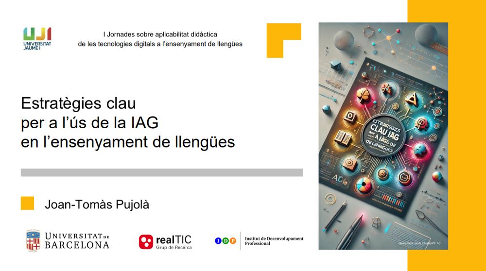 Portada de la presentació de l ponència 