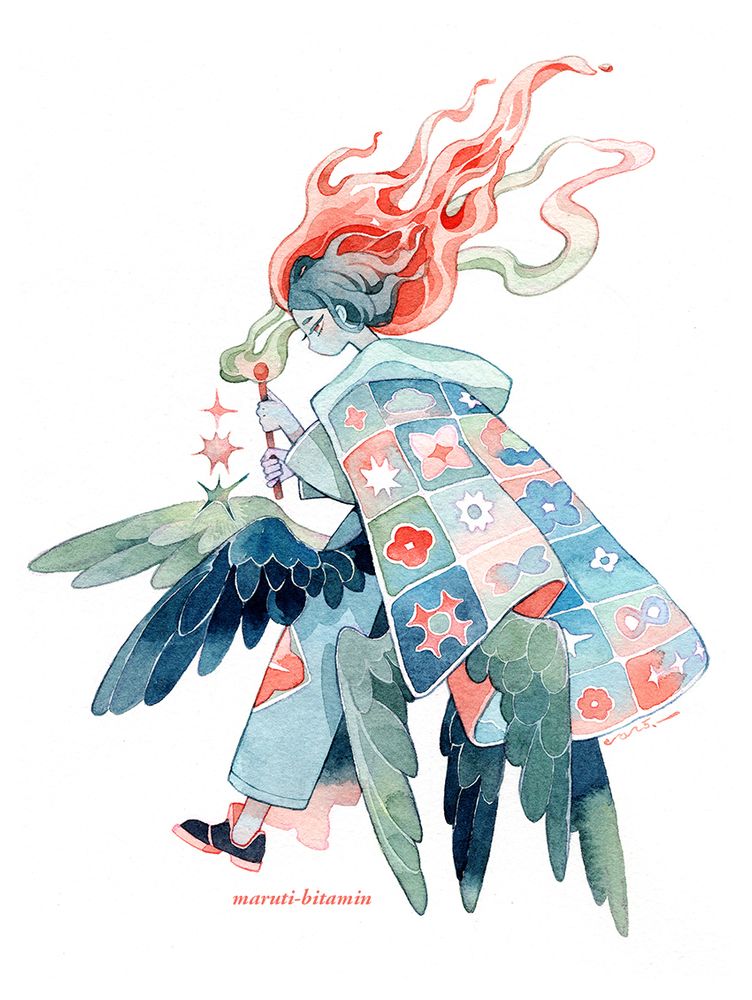 A mage wishes upon a dwindling flame. 