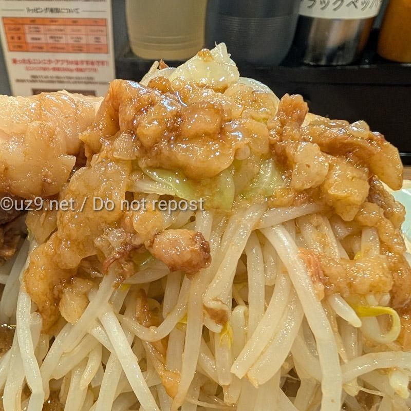 アブラ！(別添えでした。半分くらい食べてから気付く)