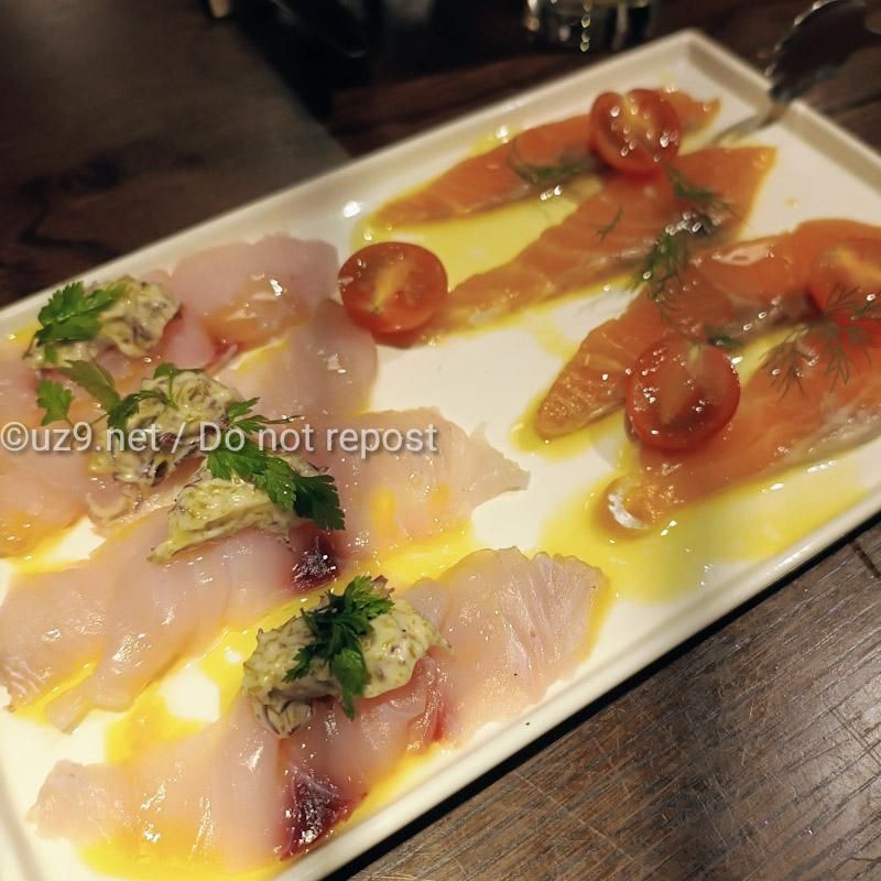 カルパッチョ。お魚が肉厚！