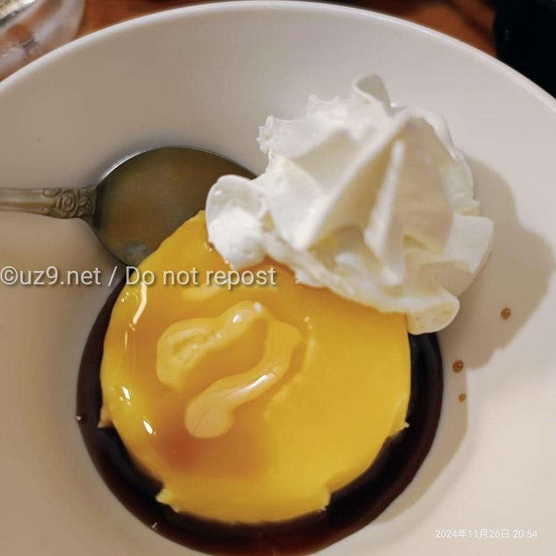プリンぽい見た目だけど、実はアイスだった。名前は忘れた🤔