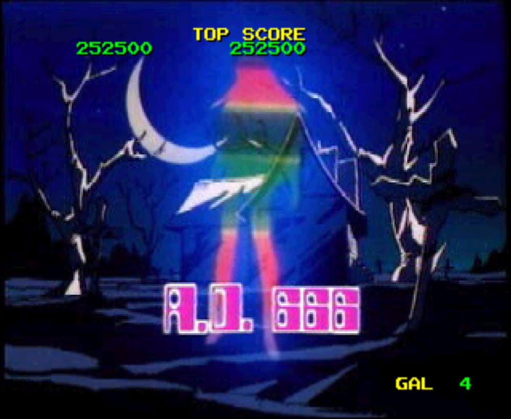 Time Gal teleports to A.D. 666