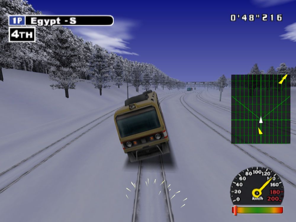 Drifting the Egypt - S on a snowy plain