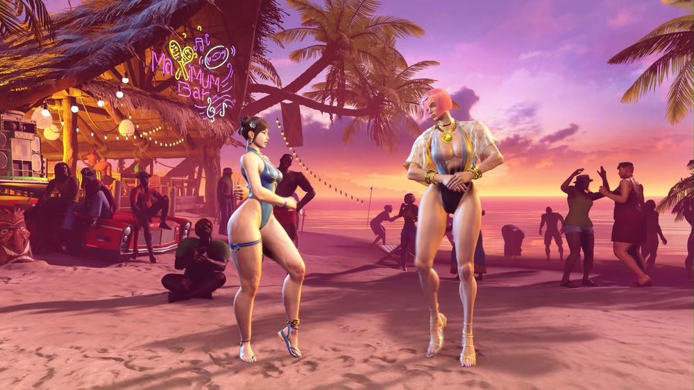 Chun-Li and Manon at Bather’s Beach