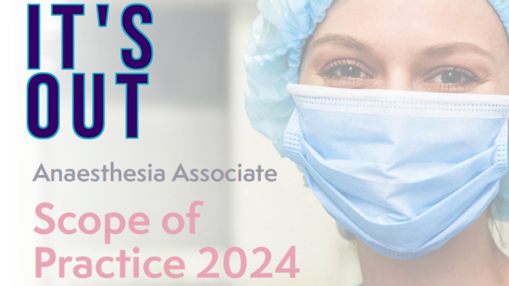 Its out - RCoA issue draft Scope of Practice for Consultation - Anaesthetists United