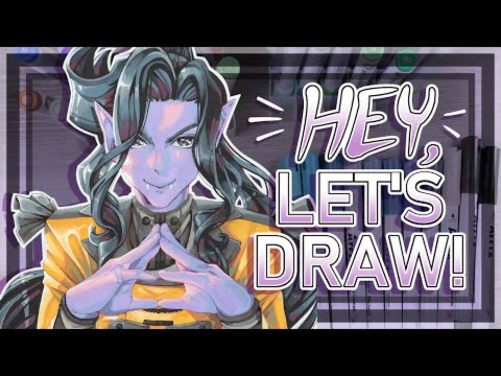 DRAW WITH ME! (Because It's Been A While) | Sketch Vlog