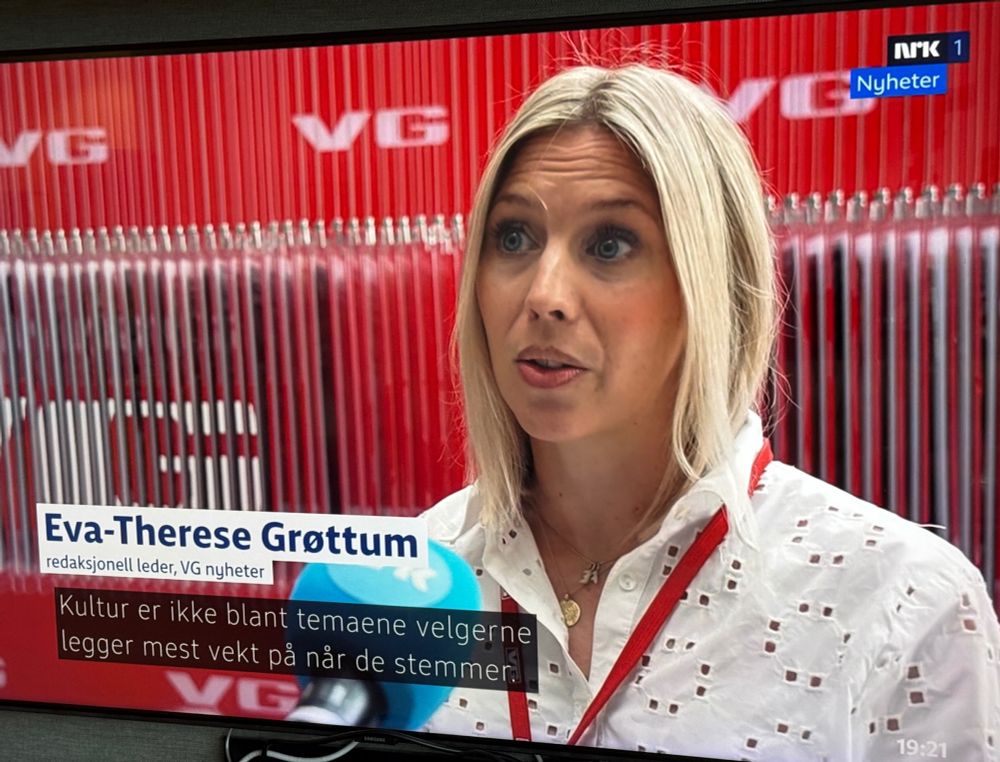 Grøttum: "Kultur er ikke blant temaene velgerne legger mest vekt på når de stemmer."