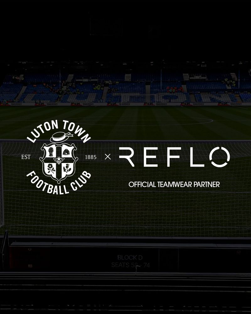 Luton Town x Reflo, our official teamwear partner.