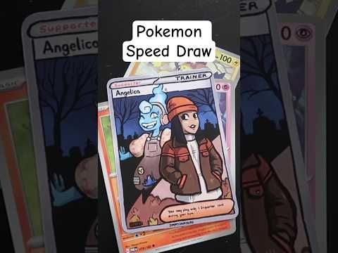Halloween Girlie Angelica | Pokemon OC Time-lapse | #pokemontcg