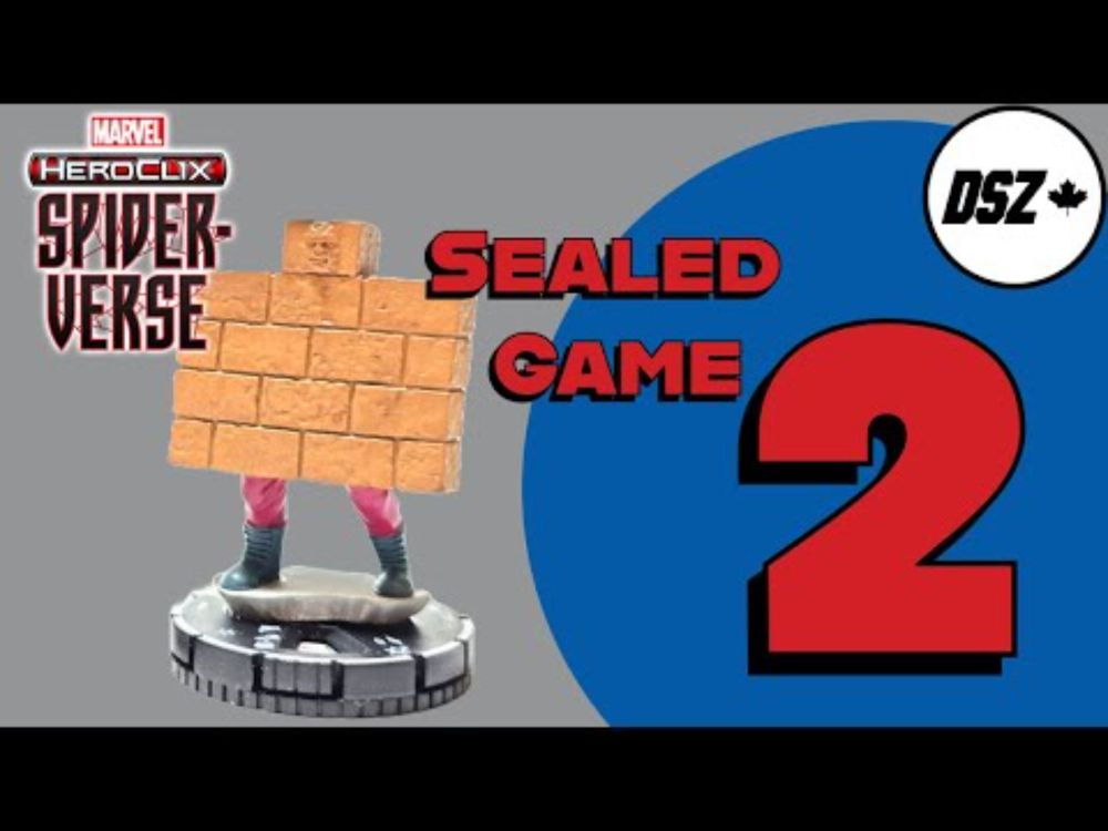HeroClix Spider-Verse Sealed Game 2 "The Tombstone Show"