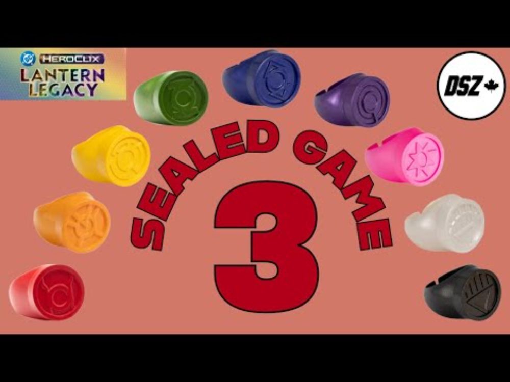 HeroClix Lantern Legacy Sealed Game 3 "Ten-Eleven-Twelve"