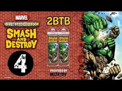 2 Booster Team Build 4: Marvel HeroClix Smash and Destroy