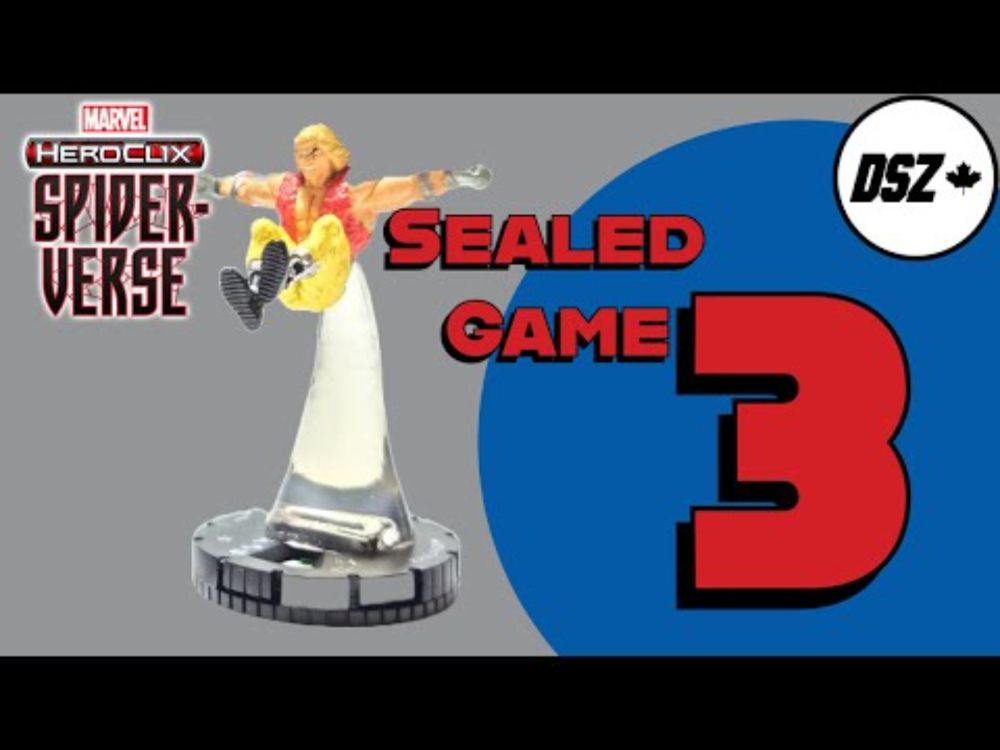 HeroClix Spider-Verse Sealed Game 3 "Against The Wall"