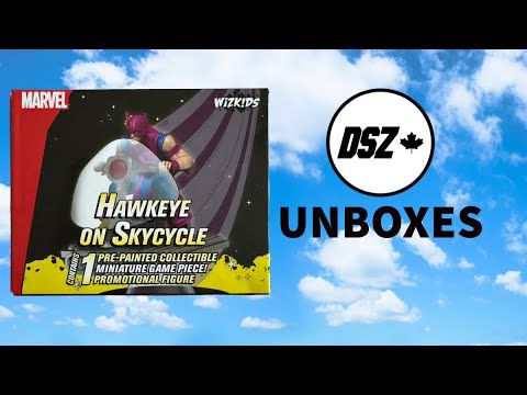 HeroClix 'Hawkeye On Skycycle' Unboxing