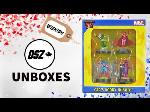 HeroClix "Cap's Kooky Quartet" Unboxing
