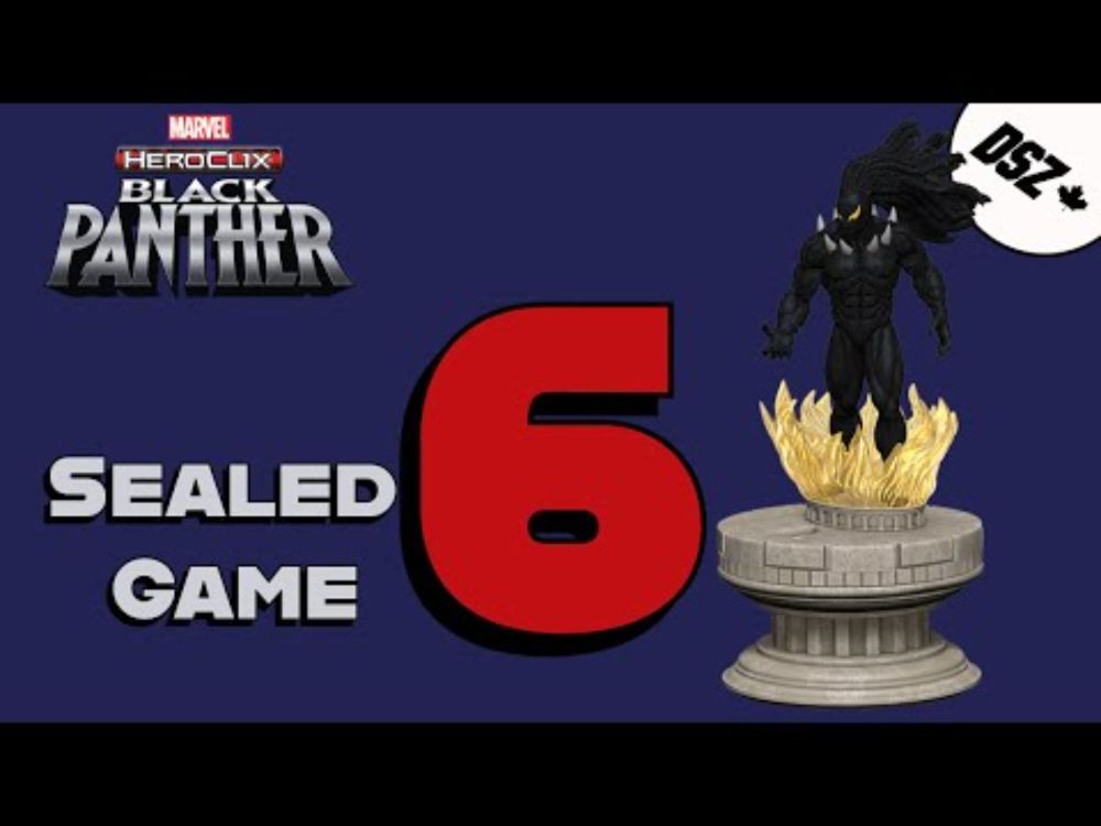 HeroClix Black Panther Sealed Game 6 "Return to Wakanda"