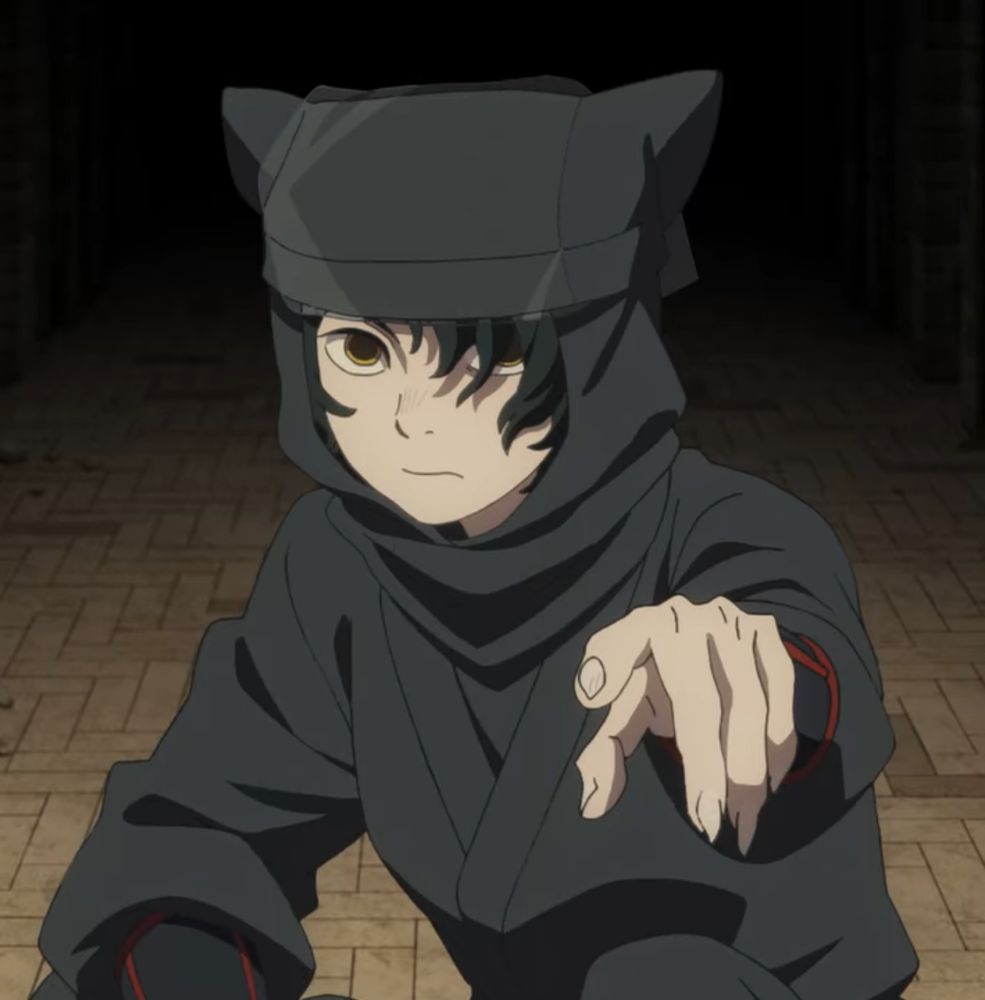 A random screencap of izutsumi from the dungeon meshi manga or anime, actual alt text coming soon hopefully