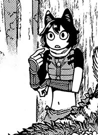 A random screencap of izutsumi from the dungeon meshi manga or anime, actual alt text coming soon hopefully