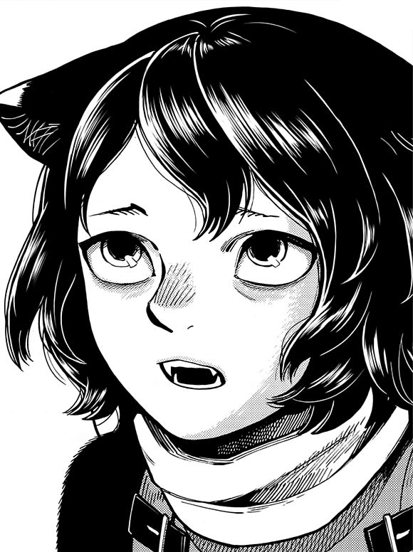A random screencap of izutsumi from the dungeon meshi manga or anime, actual alt text coming soon hopefully