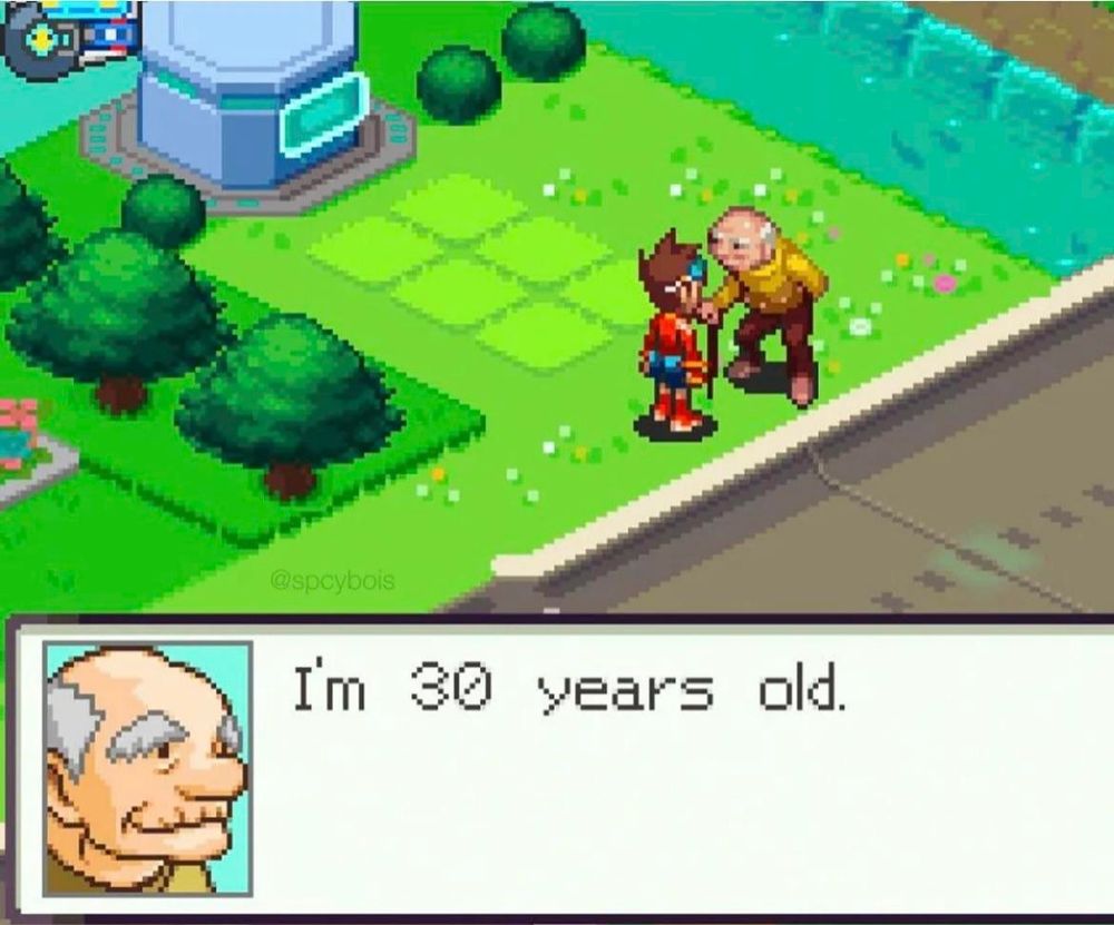 A video game depicting a 30 year old man who has had a rough life