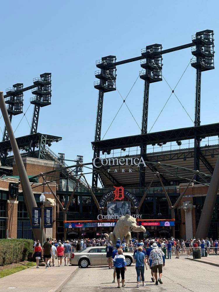 Comerica park entrance