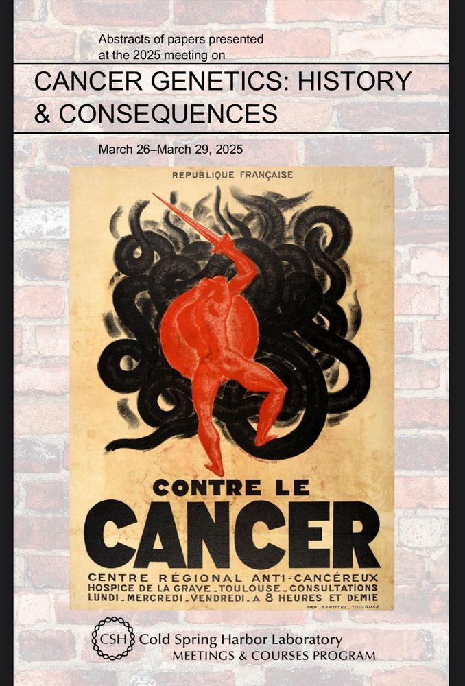 Abstract book cover for Cancer meeting 