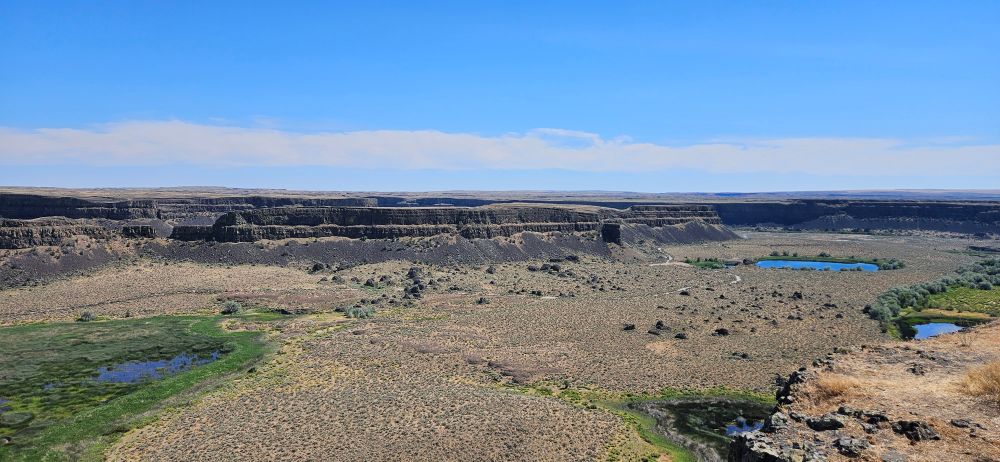 Landscape picture of Dry Falls State Park, WA, USA