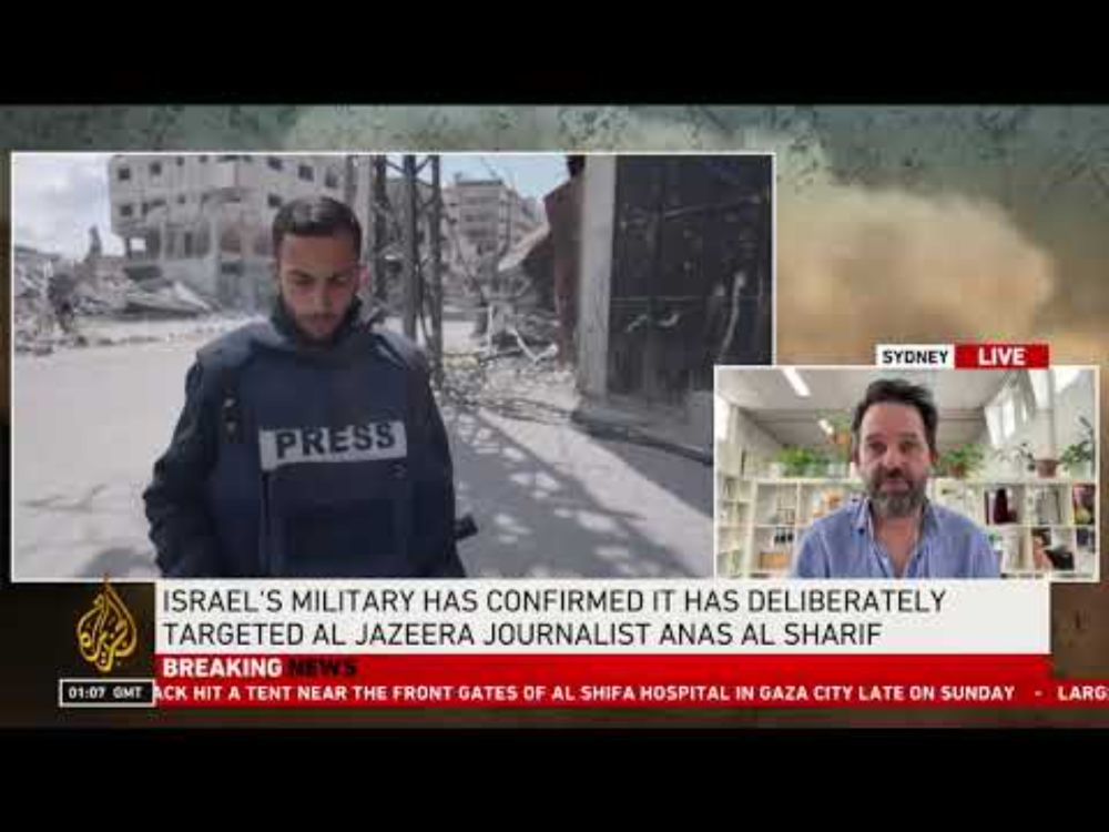 Al Jazeera English interview on Israel's endless murder of Palestinian journalists in Gaza