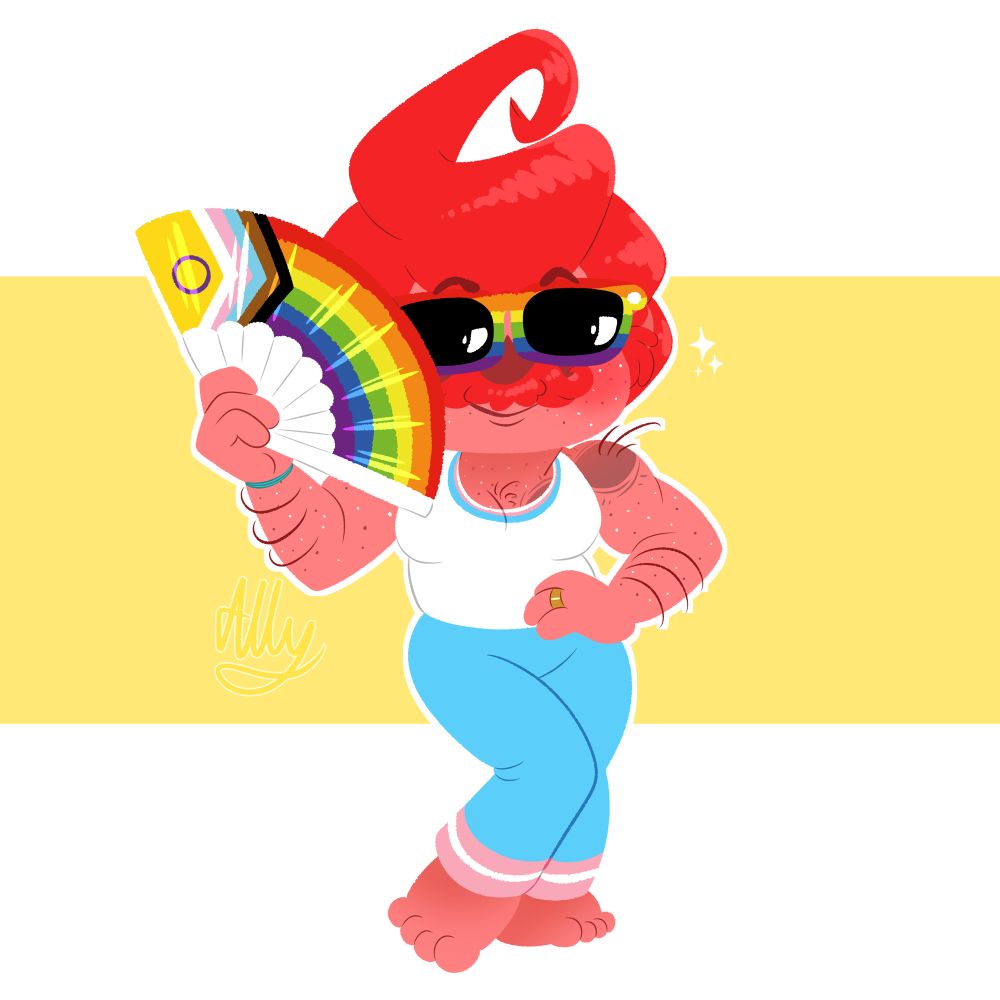 Aster - OC (Poppy's other dad) - Gay Transman