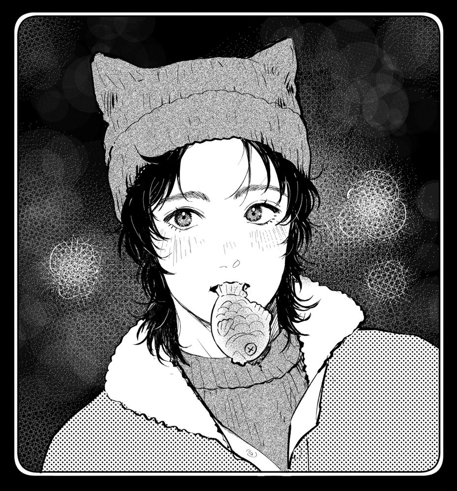 Boy and taiyaki
