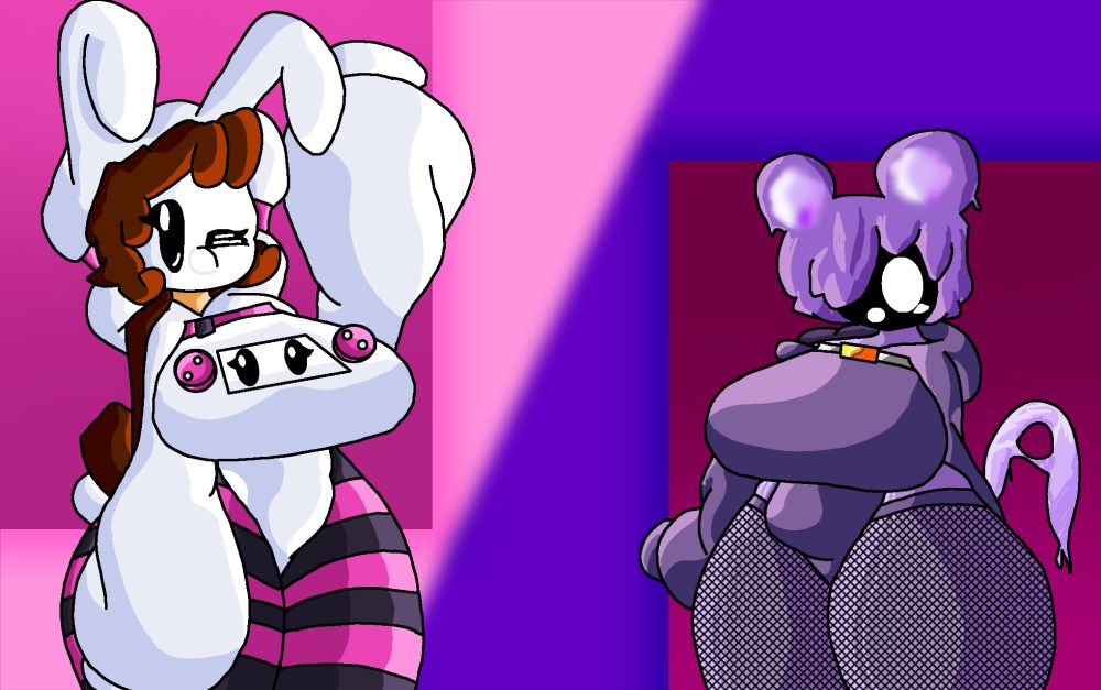 Ember & Her GF in Shy Echo & Shy Gal outfits respectively,

Original Design by ShySamArt!