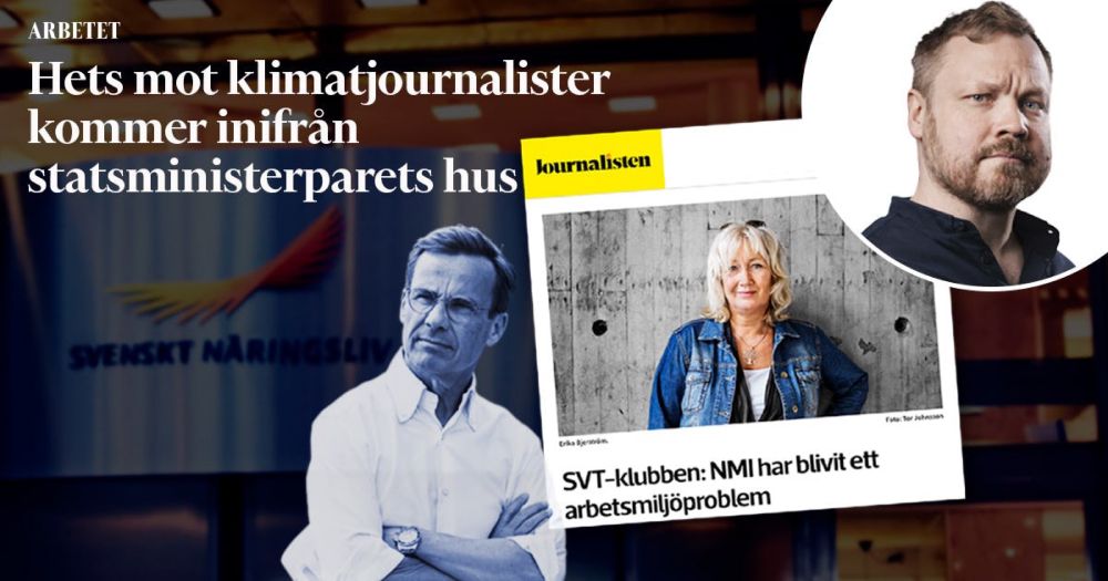 Hets mot klimatjournalister kommer inifrån statsministerparets hus