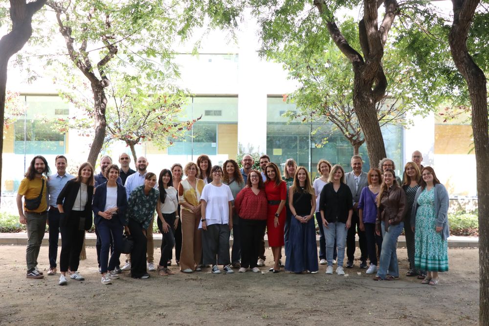 Imatge de grup dels assistents a la jornada, celebrada a la Universitat Rovira i Virgili.