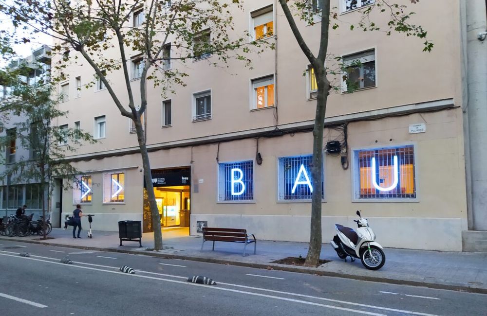 Façana del Centre Universitari d'Arts i Disseny, adscrit a la URV. Foto: BAU Barcelona.