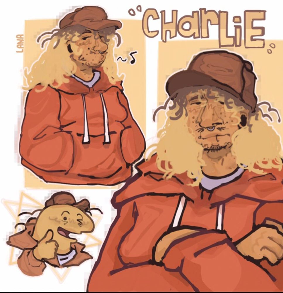 Charlie de Smiling Friends ! (Gijinka)