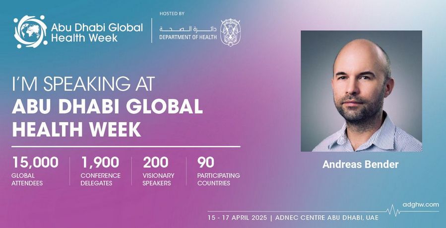 I am speaking at Abu Dhabi Global Health Week 2025