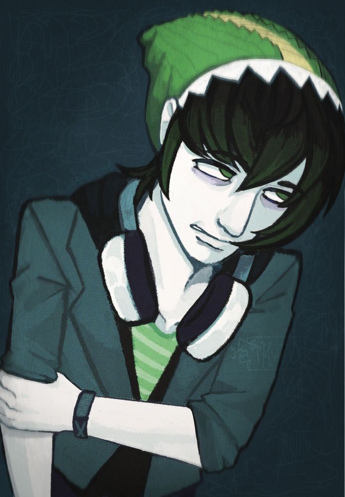 Mark Berskii from Project: Eden's Garden looking distressed, holding on to one arm and leaning against the side.
