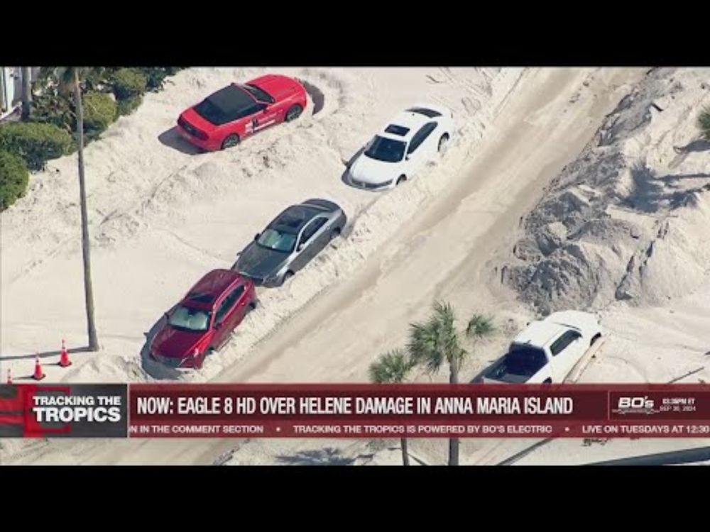 'It looks like a snow storm!': Pinellas Beaches buried in sand after Helene's record storm surge