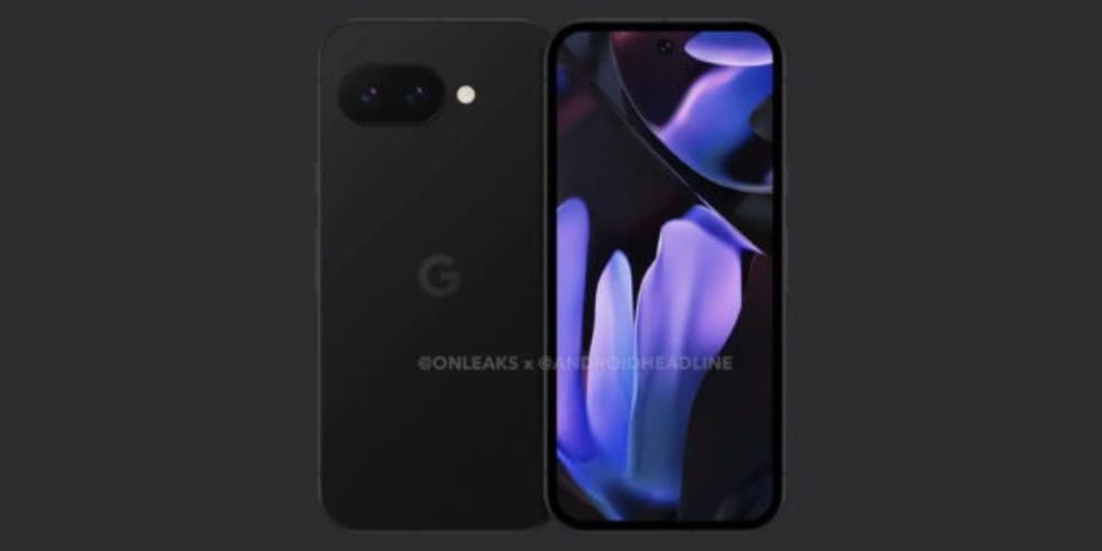 Render Google Pixel 9a bevestigt eerder gelekt uiterlijk