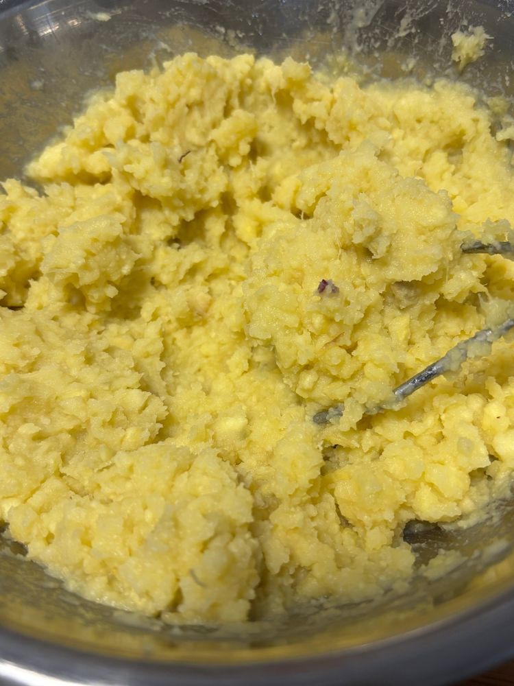 レンチンして潰したさつまいも