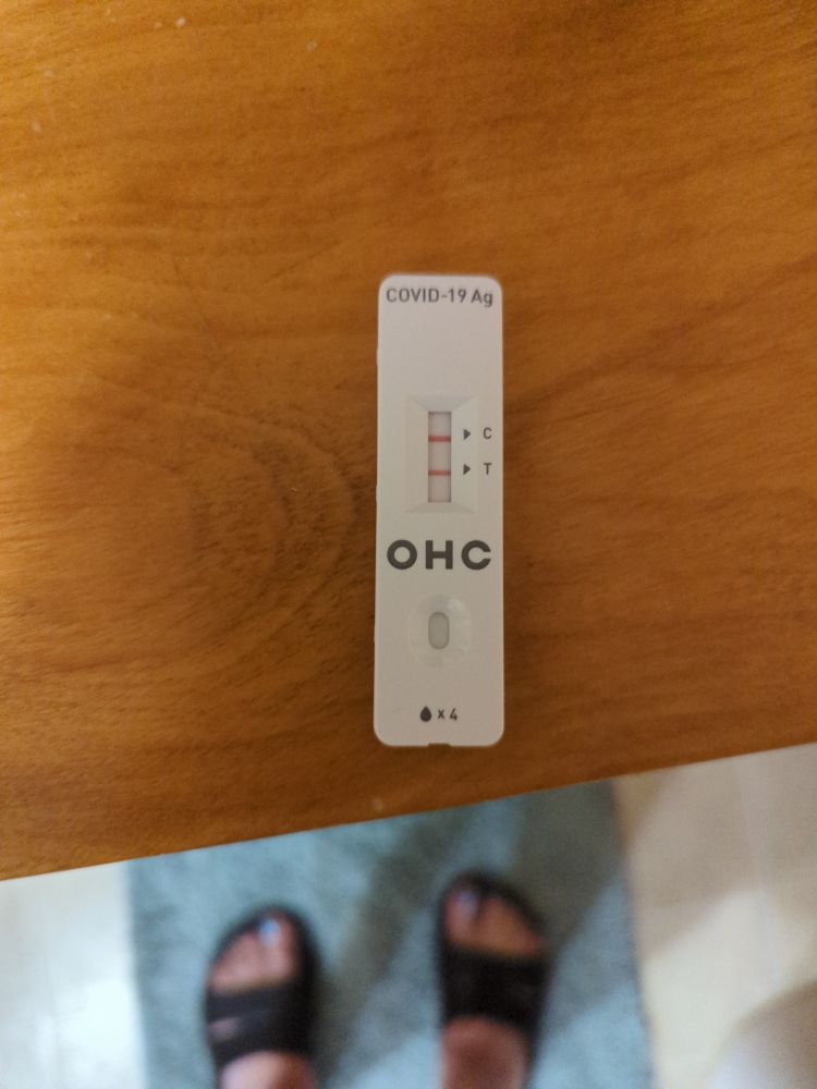 Covid test positive.