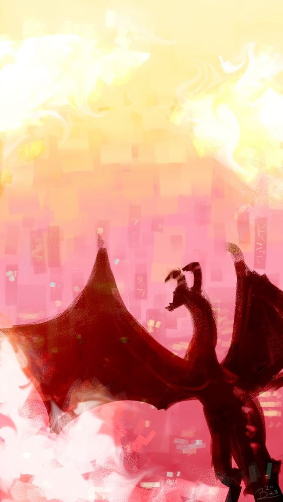 Dragon painting / dragão foda