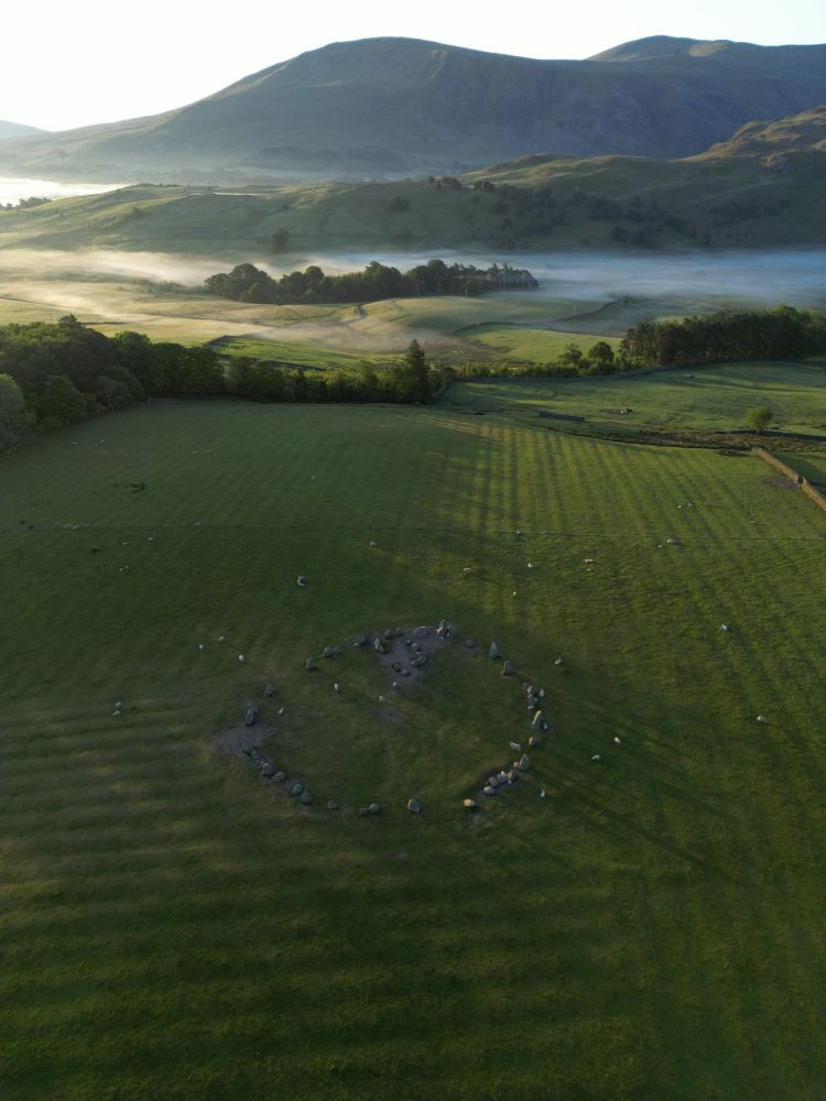 Castlerigg, Keswick in the Lake District.