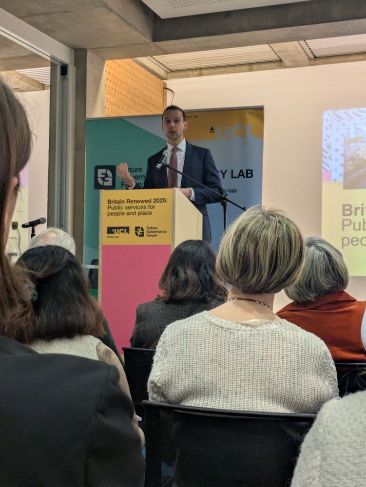 Josh Simons MP speaking at the Britain Renewed 2025 conference