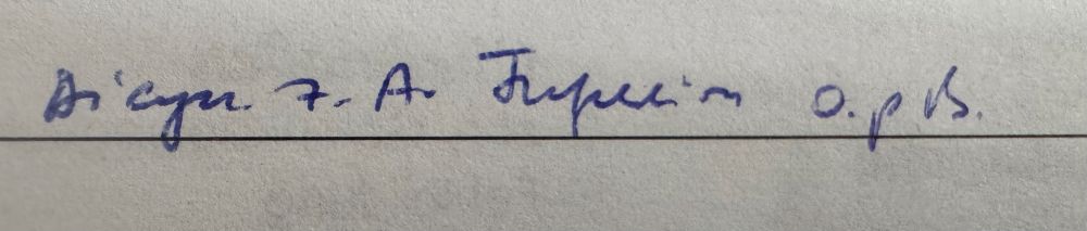 Foto einer Diagnose in unleserlicher Handschrift