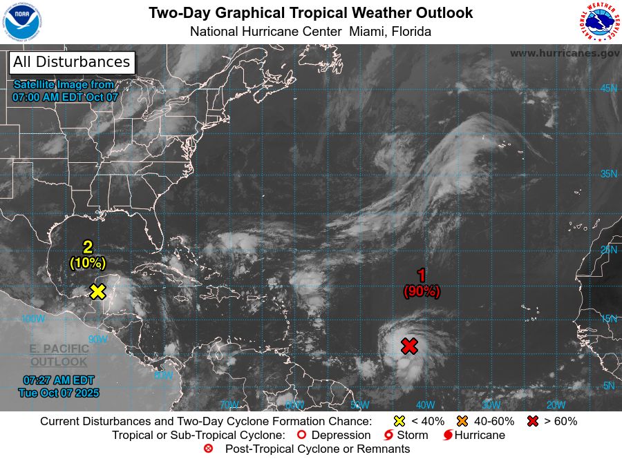 Atlantic 2-Day Graphical Outlook Image