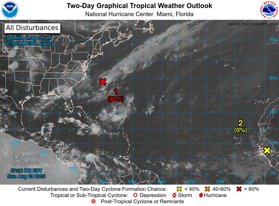 Atlantic 2-Day Graphical Outlook Image